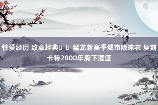 性爱经历 致意经典✊️猛龙新赛季城市版球衣 复刻卡特2000年胯下灌篮