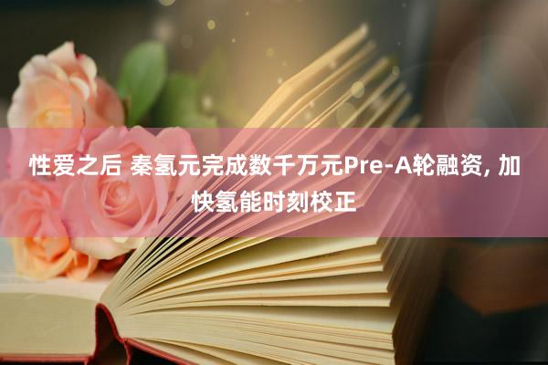 性爱之后 秦氢元完成数千万元Pre-A轮融资， 加快氢能时刻校正