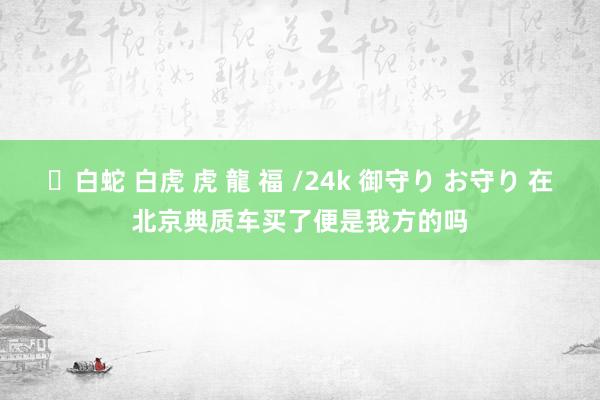 ✨白蛇 白虎 虎 龍 福 /24k 御守り お守り 在北京典质车买了便是我方的吗