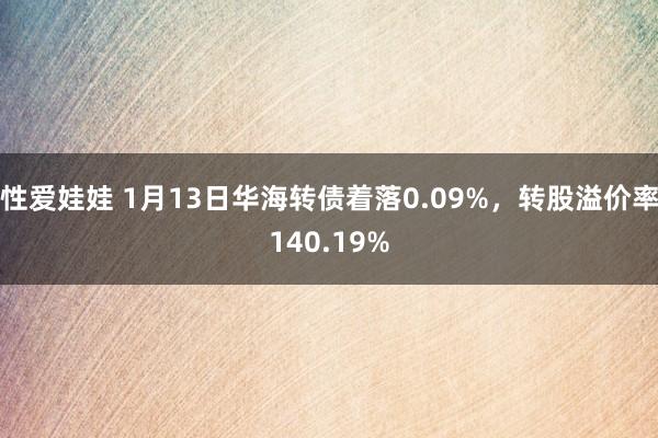 性爱娃娃 1月13日华海转债着落0.09%，转股溢价率140.19%