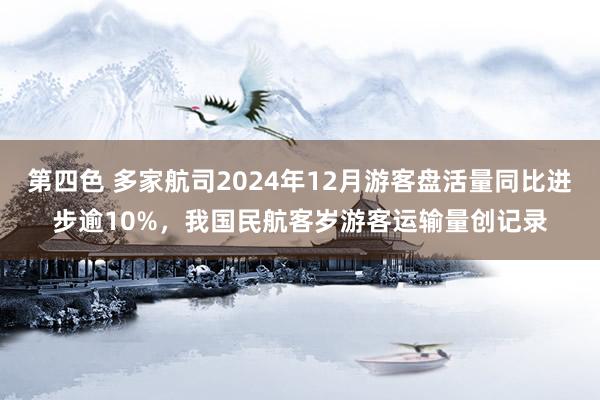 第四色 多家航司2024年12月游客盘活量同比进步逾10%，我国民航客岁游客运输量创记录